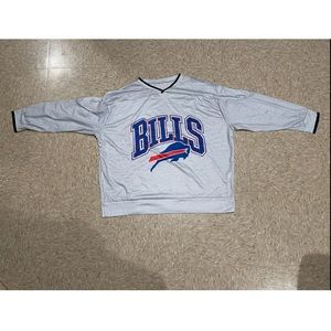 Buffalo Bills Long Sleeve Shirt Gray Medium